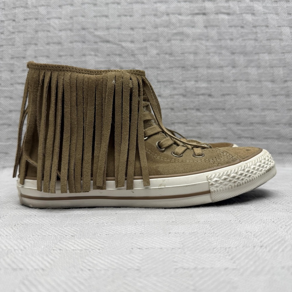 Converse Chuck Taylor All Star Fringe Shoe womens Size 6.5‎ Brown